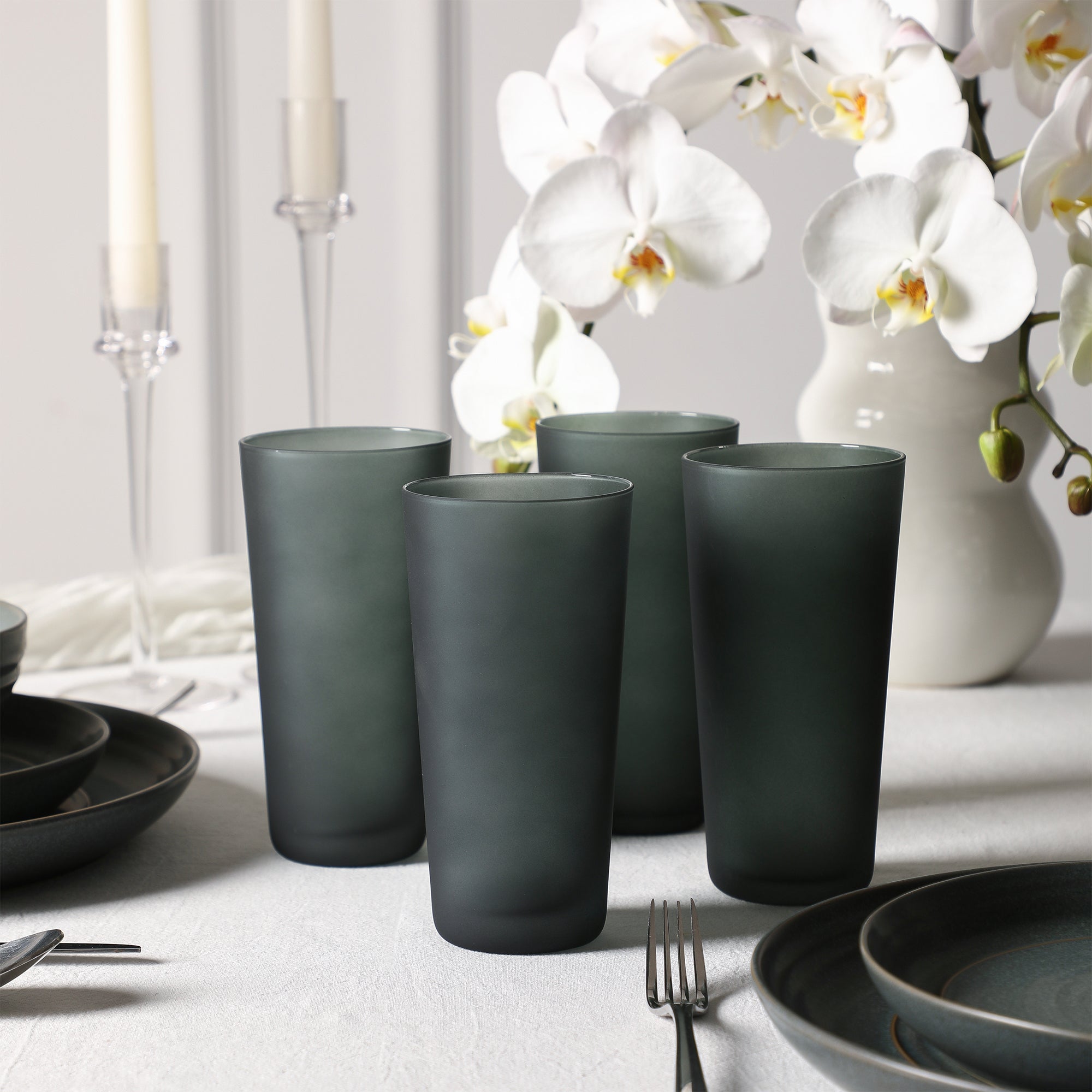 Elio Stoneware Dinnerware Set - Green