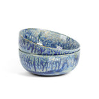 Hanami Stoneware Service Bowl Set - Blue