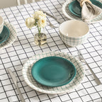 Ash Stoneware Dinnerware Set - Green