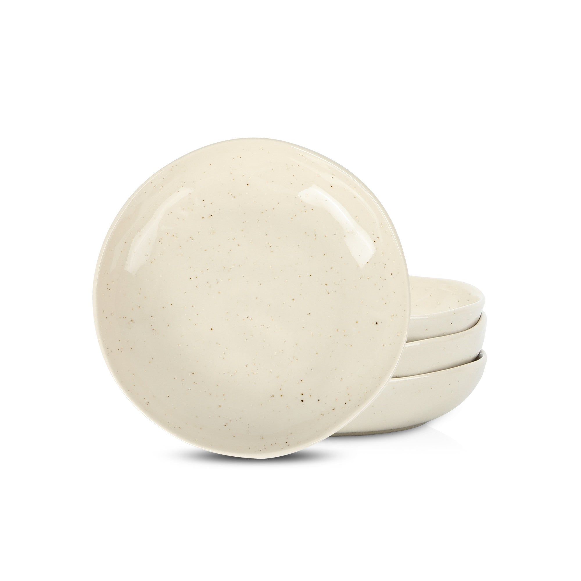 Mirella Stoneware  Pasta Bowl - Beige