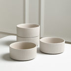Haven Stoneware Dinnerware with Cereal Bowl Set - Beige
