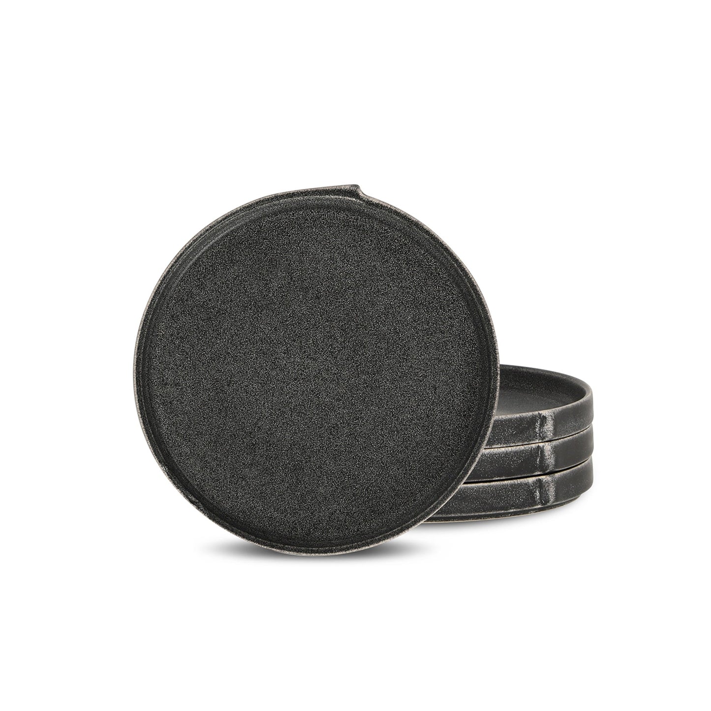 Bao Stoneware Salad Plate - Charcoal