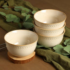 Comet Stoneware Bowl Set - Cream