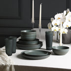 Elio Stoneware Dinnerware Set - Green
