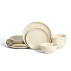 Dua Stoneware Dinnerware Set - White