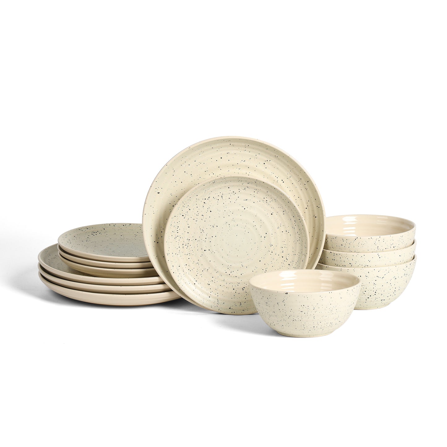 Dua Stoneware Dinnerware Set - White