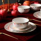 Rosie Porcelain Dinnerware Set - Multicolored
