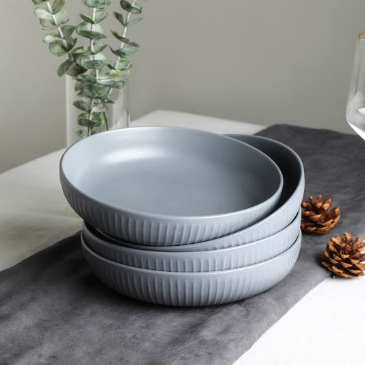 Logan Stoneware Bowl - Grey