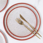 Vince Stoneware Dinner Plate - Red
