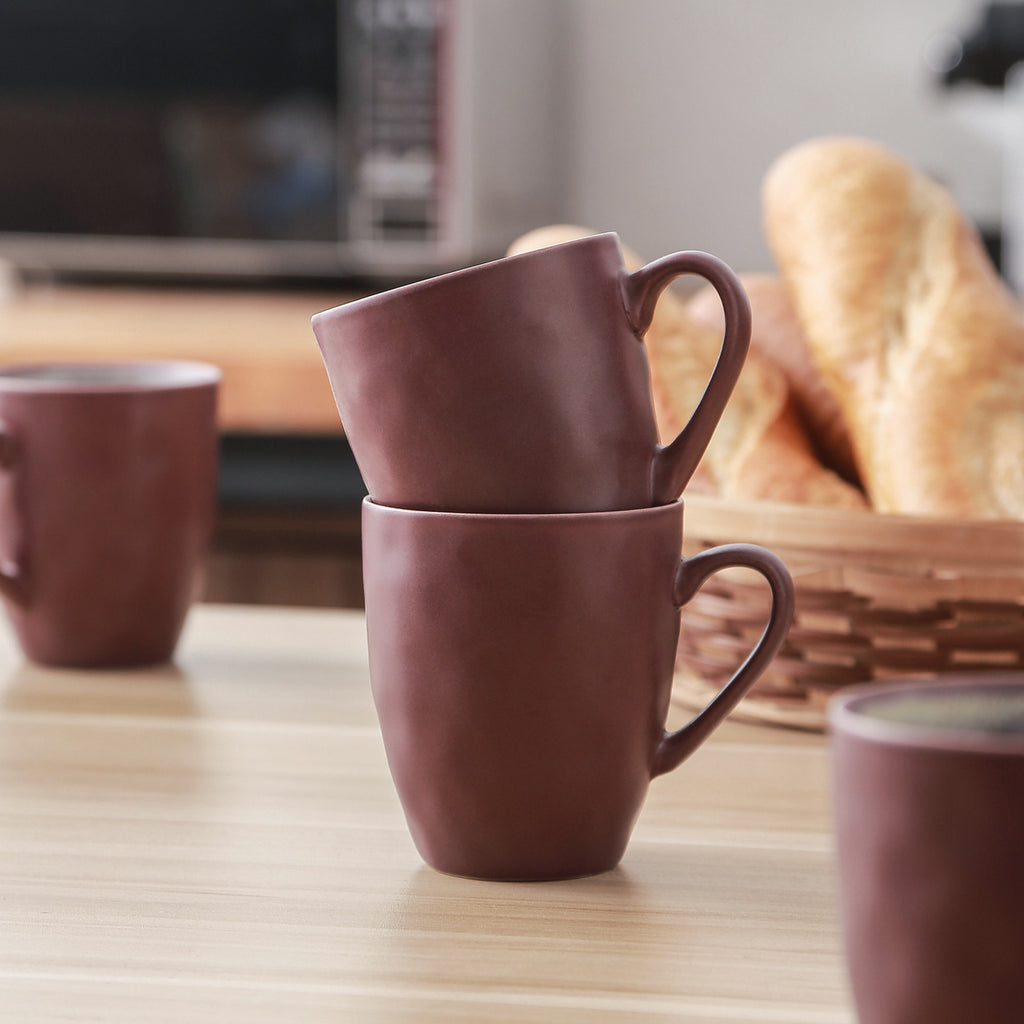 Serafina Stoneware Dinnerware Set - Wine