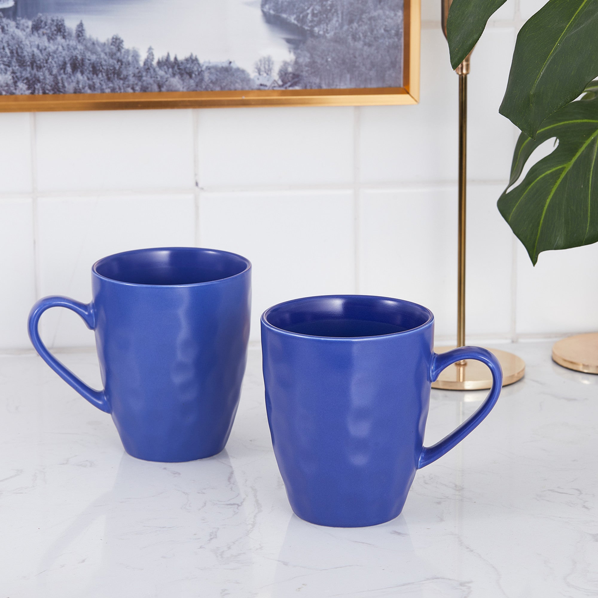 Clara Porcelain Dinnerware Set - Blue