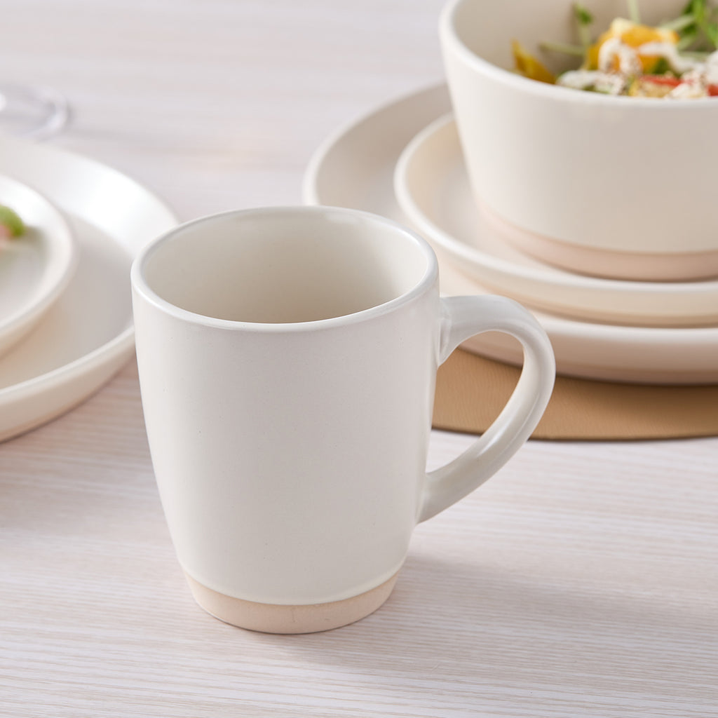 Jules Stoneware Dinnerware Set - White