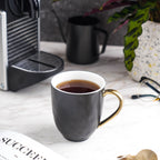 Florian Porcelain Mug - Black