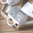 Sophie Stoneware Mug - White And Black
