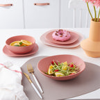 Delilah Porcelain Pasta Bowl Set - Set of 6