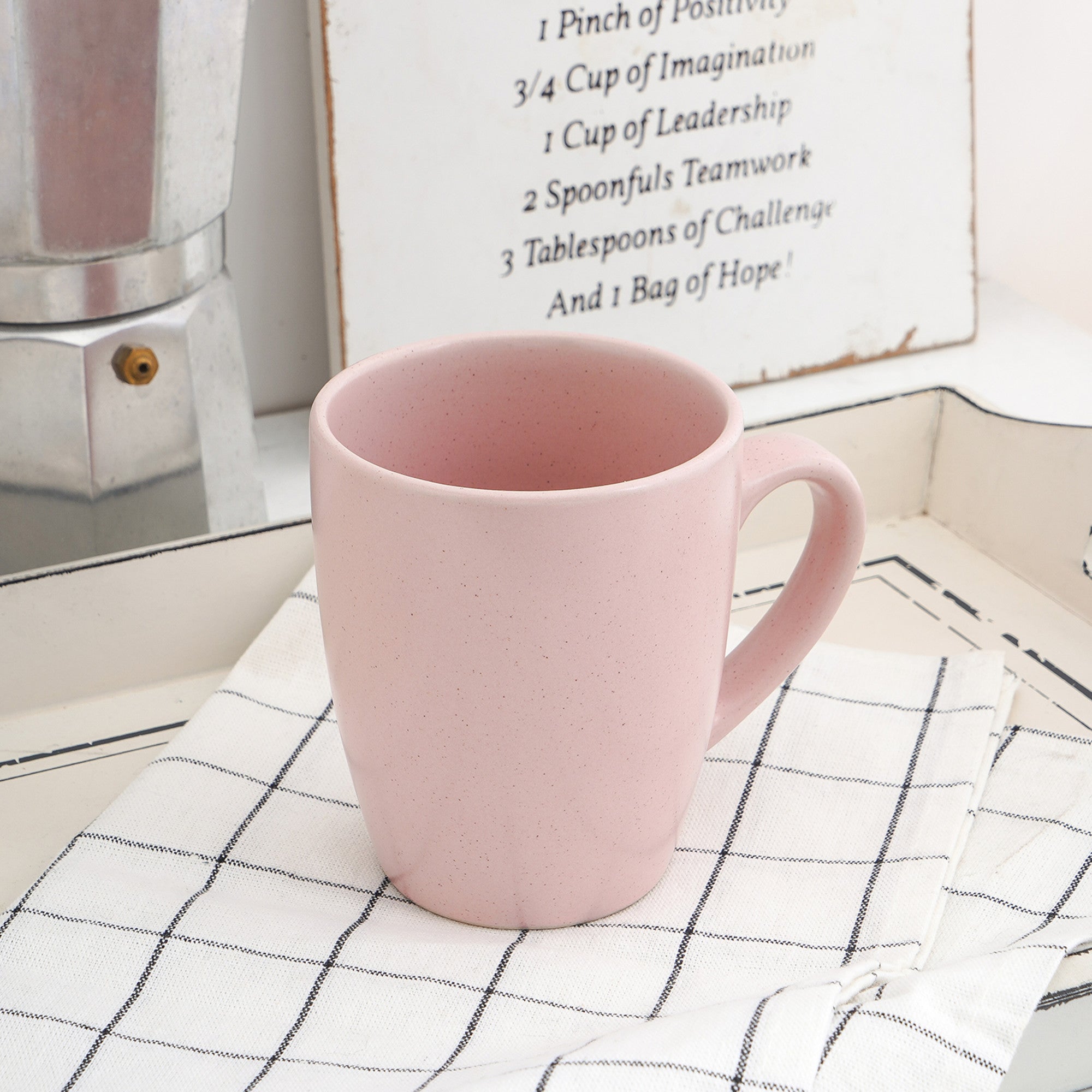 Albie Stoneware Mug - Pink