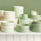 Stella Porcelain Dinner Plate Set - Set of 6