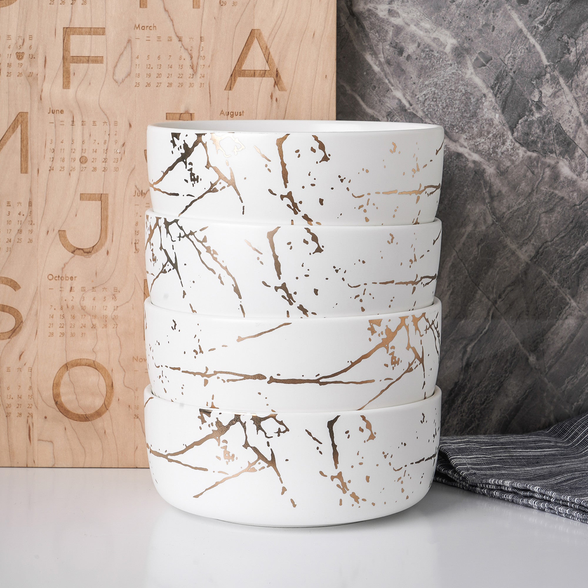 Zora Porcelain Bowl - White