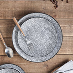 Sophie Stoneware Salad Plate - White And Black